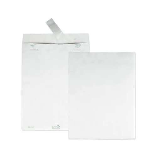 Catalog Mailers, Dupont Tyvek, #13 1-2, Square Flap, Redi-Strip Closure, 10 X 13, White, 100-Box 1