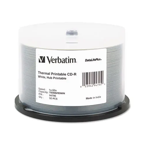 Cd-R Discs, 700Mb-80Min, 52X, Spindle, White, 50-Pack 1