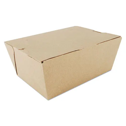 Champpak Carryout Boxes, #4, Kraft, 7.75 X 5.5 X 3.5, 160-Carton 1