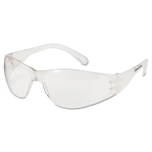 Checklite Safety Glasses, Clear Frame, Clear Lens 1