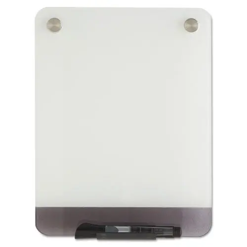 Clarity Glass Personal Dry Erase Boards, Ultra-White Backing, 9 X 12 1