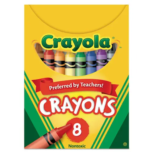 Classic Color Crayons, Tuck Box, 8 Colors 1