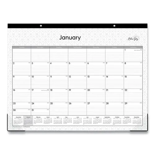 Classic Red Desk Pad, 22 X 17, 2021 1