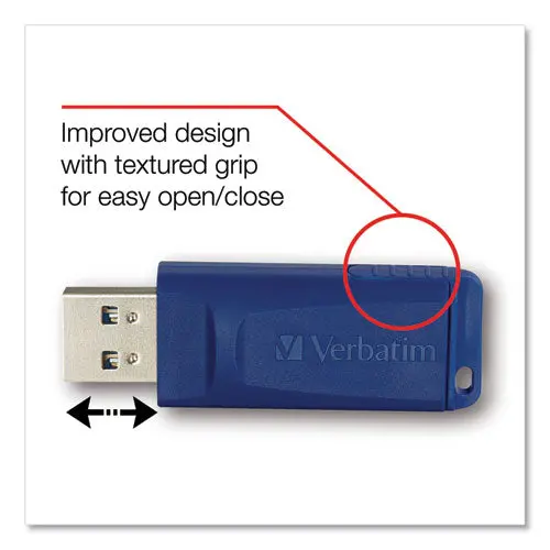 Classic Usb 2.0 Flash Drive, 4 Gb, Blue 1