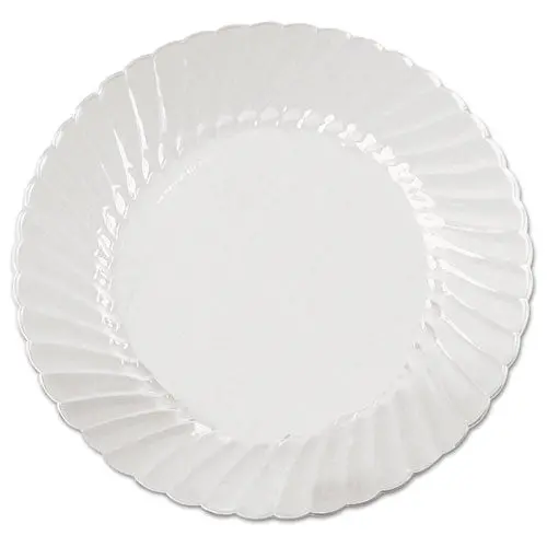 Classicware Plates, Plastic, 9 In, Clear, 18-Bag, 10 Bag-Carton 1