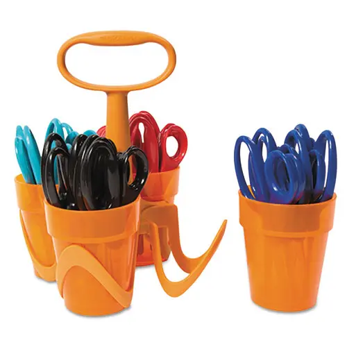 Classpack Caddy, 5" Long, 1.6" Cut Length, Assorted Straight Handles, 24-Set 1