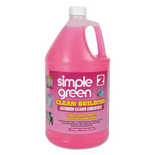 Clean Building Bathroom Cleaner Concentrate, Unscented, 1 Gal Bottle, 2-Carton 1