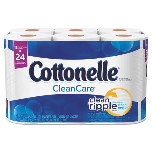 Clean Care Bathroom Tissue, Septic Safe, 1-Ply, White, 170 Sheets-Roll, 48 Rolls-Carton 1