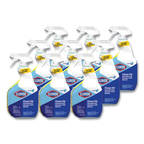 Clean-Up Disinfectant Cleaner With Bleach, 32Oz Smart Tube Spray, 9-Carton 1