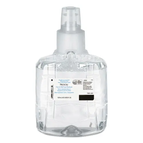 Clear And Mild Foam Hand Wash, Unscented, 1,200 Ml Refill, 2-Carton 1