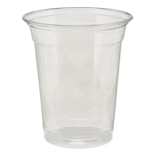 Clear Plastic Pete Cups, Cold, 12Oz, 25-Sleeve, 20 Sleeves-Carton 1