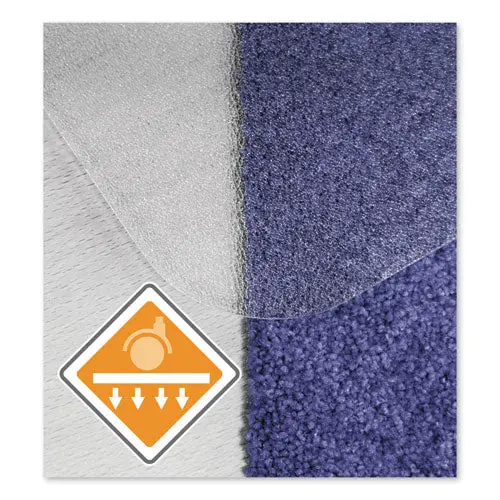 Cleartex Unomat Anti-Slip Chair Mat For Hard Floors-Flat Pile Carpets, 60 X 48, Clear 1