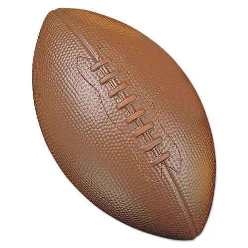 Coated Foam Sport Ball, For Football, Playground Size, Brown 1