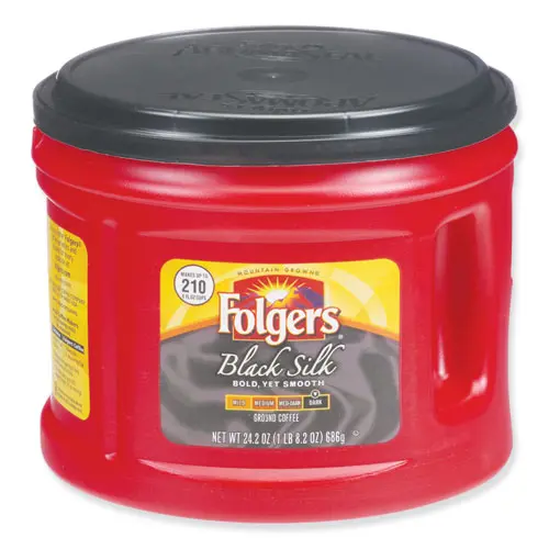 Coffee, Black Silk, 24.2 Oz Canister 1