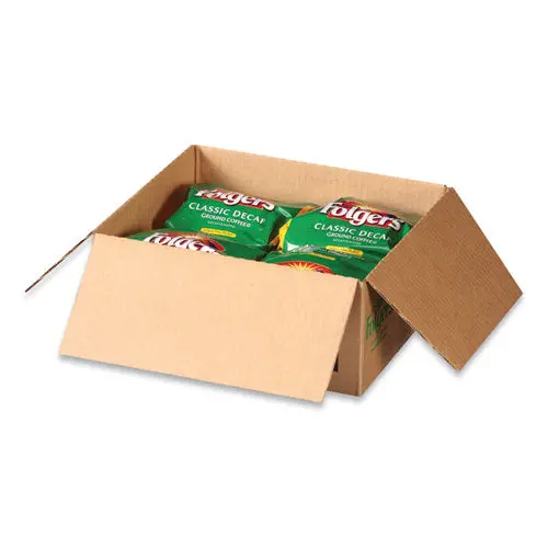 Coffee Filter Packs, Decaffeinated Classic Roast, 9-10Oz, 40-Carton 1