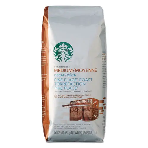 Coffee, Ground, Pike Place Decaf, 1Lb Bag 1