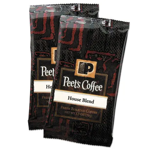 Coffee Portion Packs, House Blend, 2.5 Oz Frack Pack, 18-Box 1