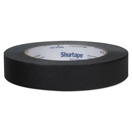 Color Masking Tape, 3" Core, 0.94" X 60 Yds, Black 1