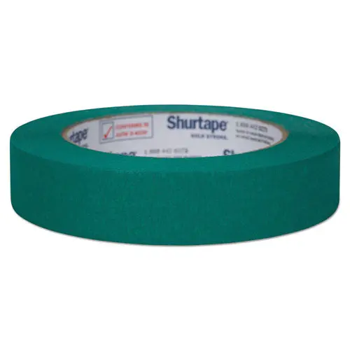 Color Masking Tape, 3" Core, 0.94" X 60 Yds, Green 1