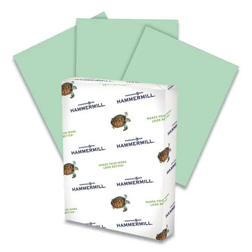 Colors Print Paper, 20Lb, 8.5 X 11, Green, 500-Ream 1