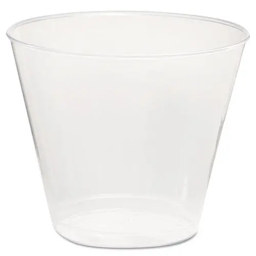 Comet Plastic Tumbler, 5 Oz., Clear, Squat, 50-Pack 1