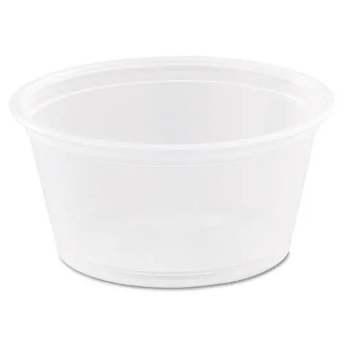 Conex Complements Polypropylene Portion-Medicine Cups, 2 Oz, Clear, 125-Bag, 20 Bags-Carton 1