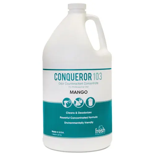 Conqueror 103 Odor Counteractant Concentrate, Mango, 1 Gal Bottle, 4-Carton 1