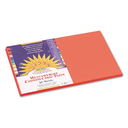 Construction Paper, 58Lb, 12 X 18, Orange, 50-Pack 1