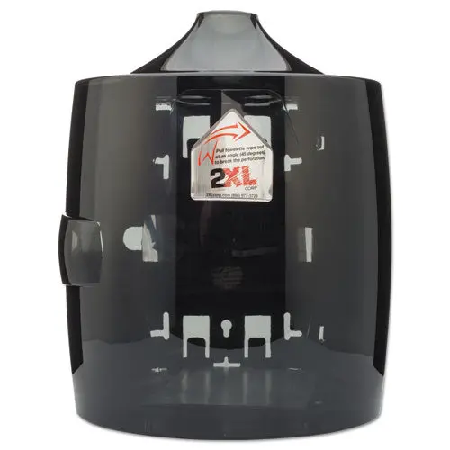 Contemporary Wall Mount Wipe Dispenser, 11 X 11 X 13, Smoke Gray 1