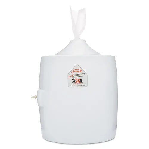 Contemporary Wall Mount Wipe Dispenser, 11 X 11 X 13, White 1
