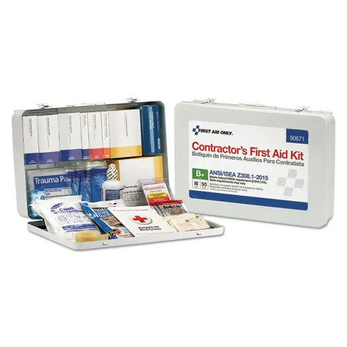 Contractor Ansi Class B First Aid Kit For 50 People, 254 Pieces 1