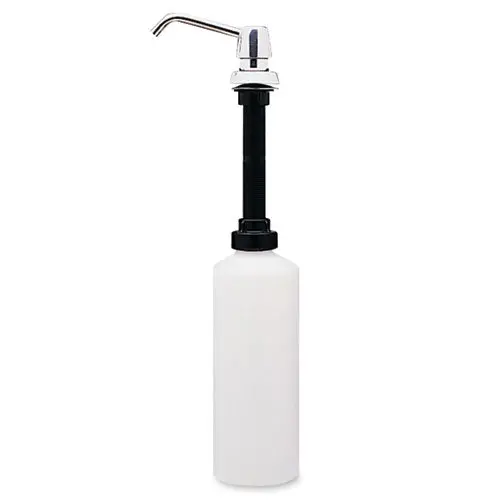 Contura Lavatory-Mounted Soap Dispenser, 34 Oz, 3.31" X 4" X 17.63", Chrome-Stainless Steel 1