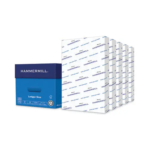 Copy Plus Print Paper, 92 Bright, 20 Lb, 11 X 17, White, 500 Sheets-Ream, 5 Reams-Carton 1