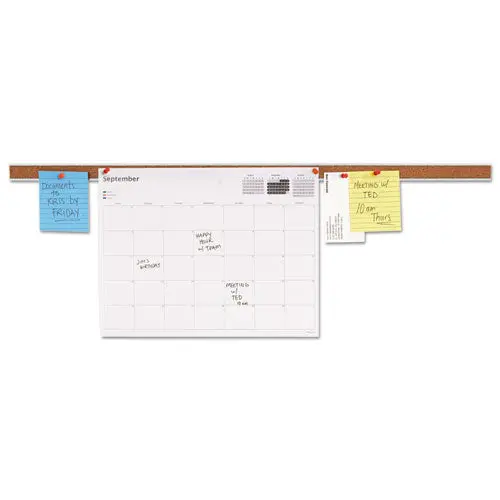 Cork Bulletin Bar, Brown, 24 X 1 1