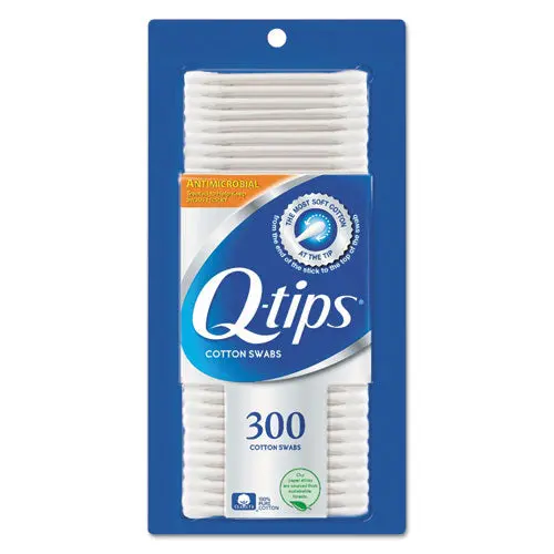 Cotton Swabs, Antibacterial, 300-Pack, 12-Carton 1