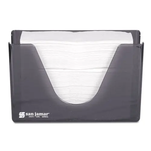 Countertop Folded Towel Dispenser, 11 X 4.38 X 7, Black Pearl 1