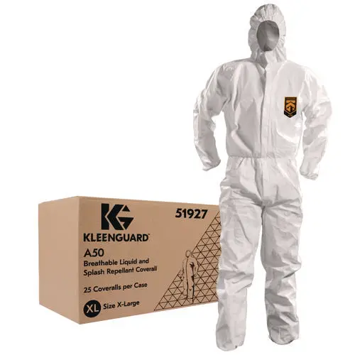 Coverall,Hood,Xl,25-Ct,Wh 1
