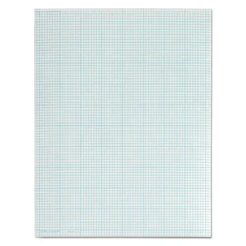 Cross Section Pads, 8 Sq-In Quadrille Rule, 8.5 X 11, White, 50 Sheets 1