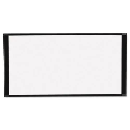 Cubicle Workstation Dry Erase Board, 36 X18, Black Aluminum Frame 1