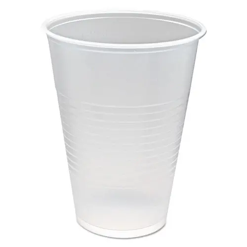 Cup,Plastic,Ribbd,10Oz,Tr 1