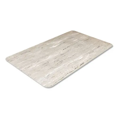 Cushion-Step Surface Mat, 36 X 60, Marbleized Rubber, Gray 1
