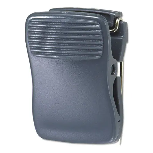 Deluxe Recycled Cubicle Clips, 40 Sheets, Charcoal, 24-Pack 1