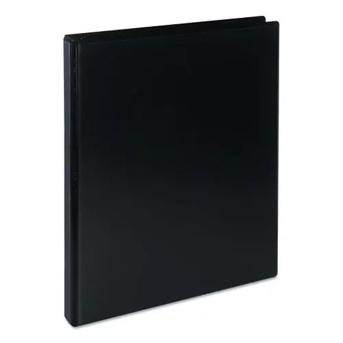 Deluxe Round Ring View Binder, 3 Rings, 0.5" Capacity, 11 X 8.5, Black 1