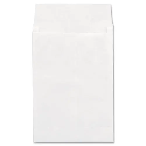 Deluxe Tyvek Expansion Envelopes, #13 1-2, Square Flap, Self-Adhesive Closure, 10 X 13, White, 100-Box 1