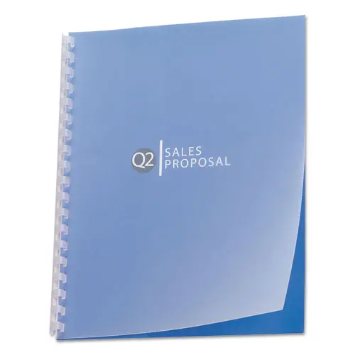Design View Presentation Binding System Covers, 11 X 8 1-2, Frost, 25-Pack 1