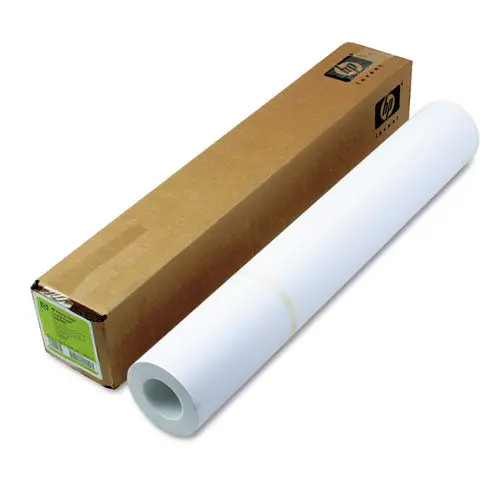 Designjet Inkjet Large Format Paper, 6.6 Mil, 24" X 100 Ft, Coated White 1