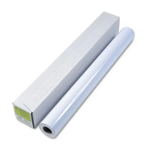 Designjet Inkjet Large Format Paper, 7 Mil, 36" X 100 Ft, High-Gloss White 1