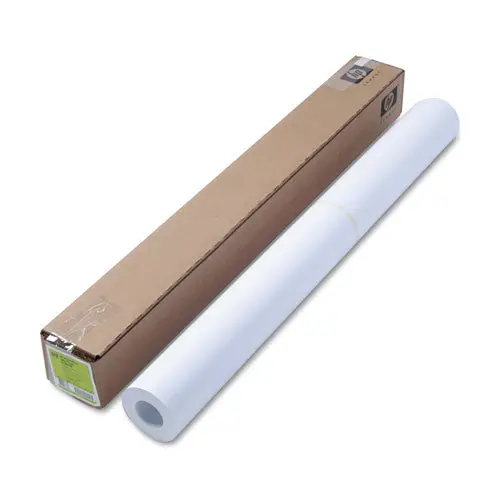 Designjet Large Format Paper For Inkjet Prints, 4 Mil, 36" X 150 Ft, White 1