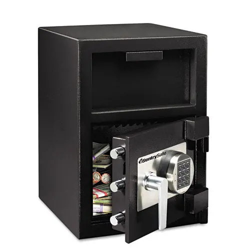 Digital Depository Safe, Extra Large, 1.3 Cu Ft, 14W X 15.6D X 24H, Black 1