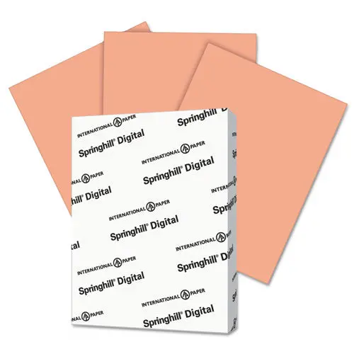 Digital Index Color Card Stock, 90Lb, 8.5 X 11, Salmon, 250-Pack 1